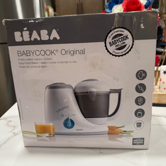 Beaba Babycook Solo Baby Food Maker, 4 in 1 Steam Puree Original Baby Food Maker - Picture 1 of 13